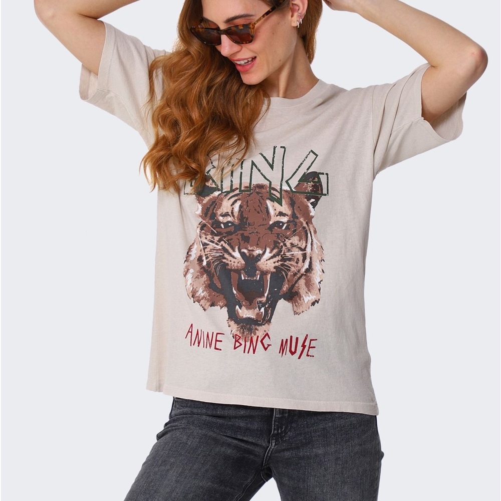 ANINE BING
Organic Cotton Tiger Tee - Picture 2 of 7
